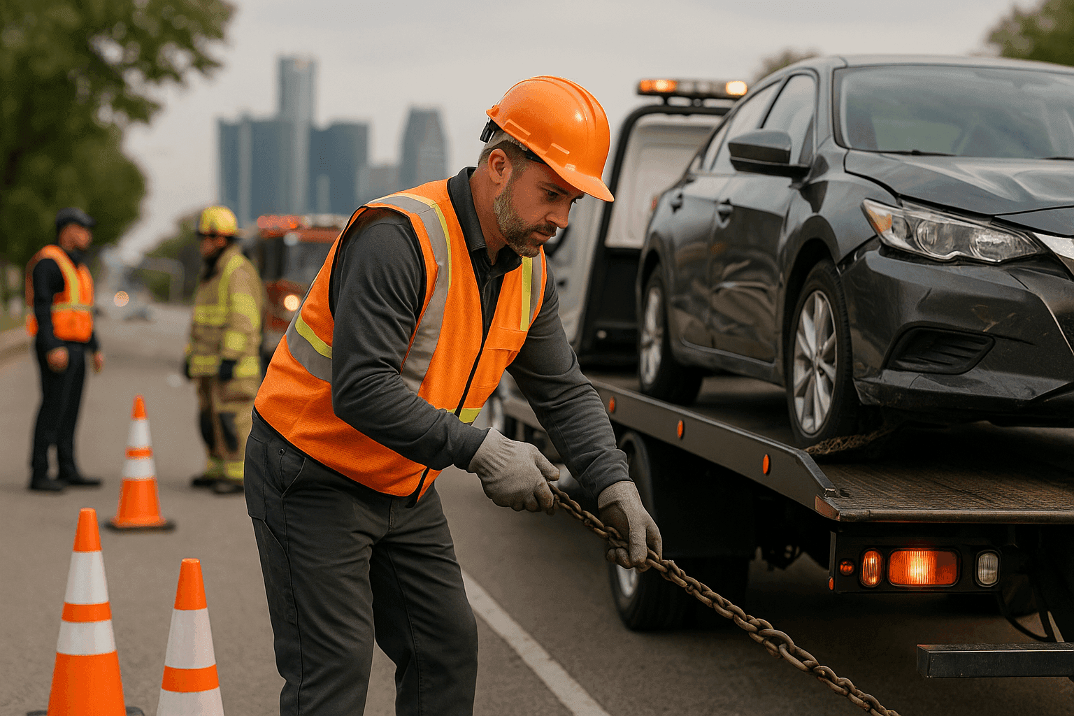 Accident Scene Management: How Towing Services Keep You Safe & Compliant